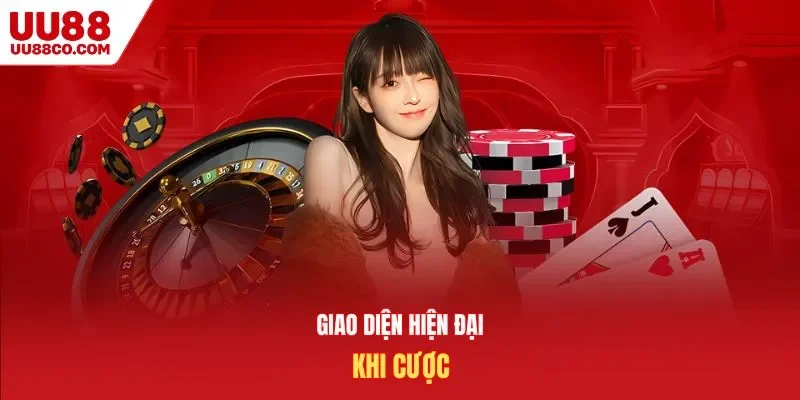 Giao diện hiện đại khi trải nghiệm cá cược