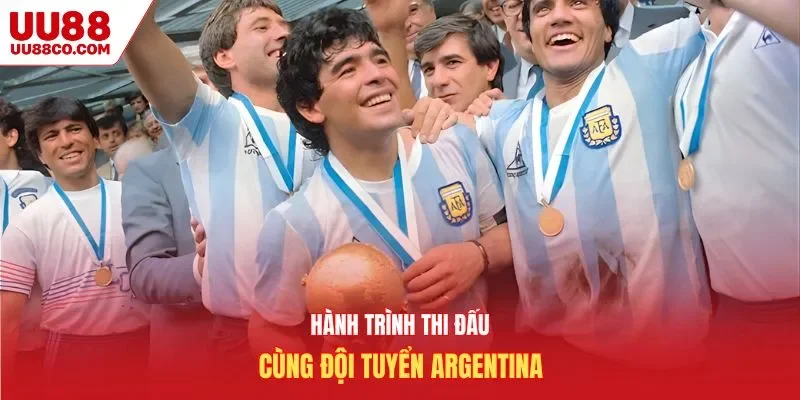 Hành trình thi đấu cùng đội tuyển Argentina